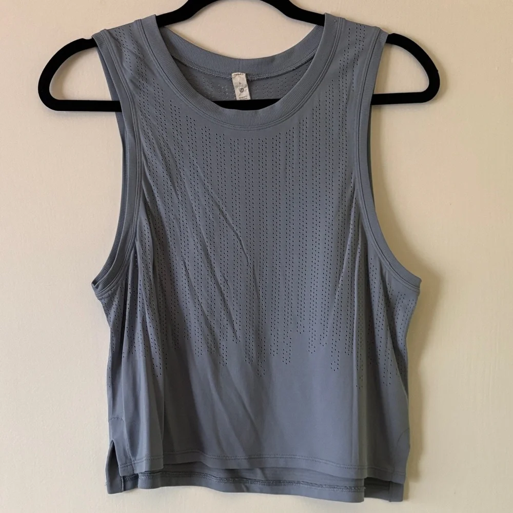 lululemon athletica Steel Blue Tank Top - Picture 1 of 8